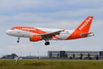 OE-LKX , easyJet Europe , Airbus A319-111 , Berlin-Brandenburg  Willy Brandt  , BER , 08.08.2024 ,