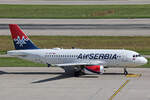 Air Serbia, YU-APE, Airbus A319-131, msn: 3252, 16.Juni 2024, ZRH Zürich, Switzerland.