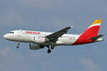 Iberia, EC-LEI, Airbus A319-111, msn: 3744,  Visón Europeo , 05.Juli 2024, MXP Milano Malpensa, Italy.