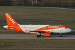 easyJet, G-EZBZ, Airbus A319-111, msn: 3184, 24.Januar 2025, ZRH Zürich, Switzerland.