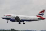 BRITISH AIRWAYS Airbus A 319-131 G-EUPR Flughafen Mnchen 02.08.2010