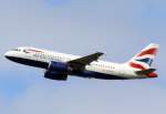 British Airways Airbus A 319-131 G-EUPN Flughafen Mnchen 09.09.2010