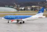 BMI AIrbus A 319-132 G-DBCG Flughafen Salzburg 15.01.2011