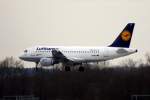 Lufthansa Airbus A 319-114 Fellbach D-AILX Flughafen Mnchen 11.02.2011