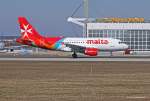 Air Malta, 9H-AEM, A319-112 beim Start in MUC nach Malta (MLA) 16.03.2013