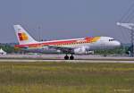 Iberia, EC-HKO  Gorbea , A319-111 bei der Landung in MUC aus Madrid (MAD) 17.06.2013