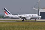 Air France, F-GRHL, A319-111 in MUC bei der Landung aus Paris (CDG) 18.06.2013