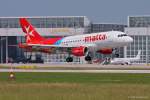 Air Malta, 9H-AEL  Marsaxlokk , A319-112 bei der Landung in MUC aus Malta (MLA) 19.06.2013