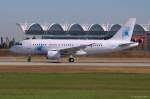 D-ALXX / K5-Aviation / A319-115(CJ) beim Start in MUC. 02.08.2013