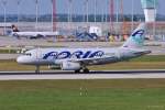 S5-AAP / Adria Airways / A319-132 beim Start in MUC nach Pristina (PRN) 14.09.2012