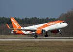 Easyjet Europe, Airbus A 320-214, OE-IVR, BER, 08.03.2024
