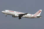 Tunis Air, TS-IMS, Airbus A320-214, msn: 4689,  Dougga ,  70 Year  Sticker, 09.März 2024, GVA Genève, Switzerland.