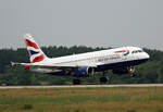 British Airways, Airbus A 320-232, G-EUUN, BER, 21.06.2024