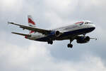 British Airways, Airbus A 320-232, G-EUUT, BER, 23.06.2024