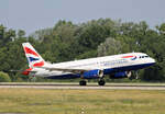 British Airways, Airbus A 320-232, G-EUYG, BER, 26.06.2024