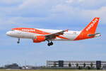 OE-INO , easyJet Europe , Airbus A320-214 , Berlin-Brandenburg  Willy Brandt  , BER , 08.08.2024 ,