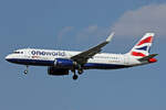 British Airways, G-EUYP, Airbus A320-232, msn: 5784, 04.Juli 2024, MXP Milano Malpensa, Italy.