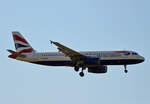 British Airways, Airbus A 320-232, G-EUUR, BER, 15.07.2024