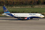 Nile Air Airbus A320-214 SU-BQC rollt zum Start in Köln 3.11.2024