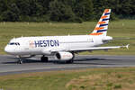 Heston Airlines A320 LY-CCK in Köln-Bonn am 24.07.2024