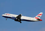 British Airways, Airbus A 320-232, G-EUUD, BER, 27.10.2024