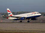 British Airways, Airbus A 320-232, G-EUUE, BER, 19.01.1025