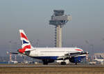 British Airways, Airbus A 320-232, G-EUUS, BER, 19.01.2025