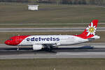 Edelweiss Air, HB-JJK, Airbus A320-214, msn: 1692,  Sorebois , 21.Februar 2025, ZRH Zürich, Switzerland.