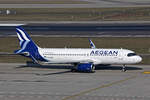 Aegean Airlines, SX-DNB, Airbus A320-232, msn: 6832, 21.Februar 2025, ZRH Zürich, Switzerland.