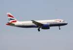 British Airways Airbus A 320-232 G-EUUI Flughafen Mnchen 08.07.2010