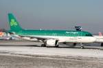 AIR LINGUS Airbus A 320-214 EI-DEL FLughafen Salzburg 10.01.2009