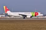 CS-TNG  Mouzinho da Silveira  /TAP Air Portugal / A320-214 beim Start in MUC nach Lissabon (LIS) 01.02.2014