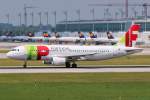 CS-TNH  Almada Negreiros  / TAP Air Portugal / A320-214 beim Start in MUC nach Lissabon (LIS) 13.06.2014