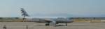 Airbus A 320 der Aegean Airlines (SX-DGK) auf Flug A3765 von Heraklion nach der Landung am Diagoras International Airport auf Rhodos (RHO) am 05.09.2015.