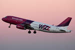 Wizz Air HA-LWF Airbus A320-232 beim Start in Dortmund 30.12.2016