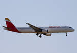 Iberia, Airbus A 321-213, EC-JLI, BER, 15.07.2024