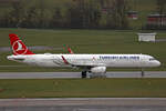 Turkish Airlines, TC-JTI, Airbus A321-231, msn: 7089,  Büyükçekmece , 07.Dezember 2024, ZRH Zürich, Switzerland.