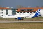 Aegean, Airbus A 321-271NX, SX-NAL, BER, 03.03.2024