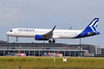 SX-NAF , Aegean Airlines , Airbus A321-271NX , 08.08.2024 , Berlin-Brandenburg  Willy Brandt  , BER , 