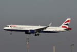 British Airways, Airbus A 321-251NX, G-NEOV, BER, 03.11.2024