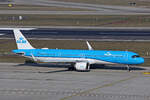 KLM Royal Dutch Airlines, PH-AXA, Airbus A321-252NX, msn: 11895,  Koninginnepage / Swallowtail , 21.Februar 2025, ZRH Zürich, Switzerland.