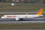 Pegasus Airlines, TC-RFG, Airbus A321-251NX, msn: 12140,  Tuana , 21.Februar 2025, ZRH Zürich, Switzerland.