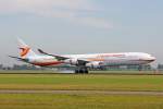 Surinam Airways, PZ-TCP, Airbus A340-311,  Palulu , 4.Juli 2015, AMS Amsterdam, Netherlands.