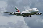 Emirates Airbus A380-861 A6-EDP, cn(MSN): 077,
Zürich-Kloten Airport, 01.06.2016.