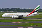 A 380-800 Emirates. A6-EOK, gelandet in DUS - 29.08.2017