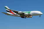Emirates Airbus A380-861 A6-EOW, cn(MSN): 207,  Expo 2020 ,
Zürich-Kloten Airport, 20.06.2018.