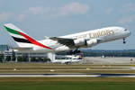 Emirates Airbus A380-861 A6-EEN, cn(MSN): 135,
Flughafen München, 21.08.2018.