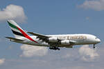 Emirates Airlines, A6-EEC, Airbus A380-861, msn: 110, 13.Juni 2024, ZRH Zürich, Switzerland.