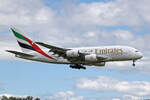 Emirates Airlines, A6-EED, Airbus A380-861, msn: 111, 15.Juni 2024, ZRH Zürich, Switzerland.