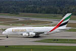 Emirates Airlines, A6-EON, Airbus A380-861, msn: 181, 16.Juni 2024, ZRH Zürich, Switzerland.